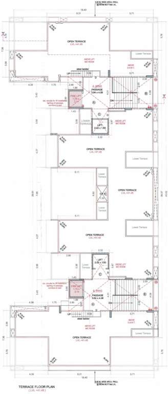  sky A, B Cluster Plan For Terrace