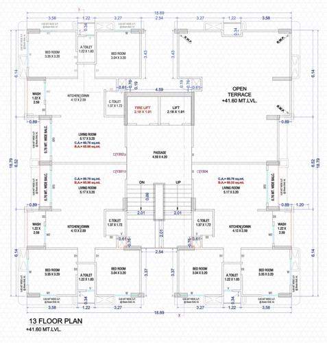Angel Heights Cluster Plan for 13th Floor angel-heights Angel Heights Cluster Plan for 13th Floor
