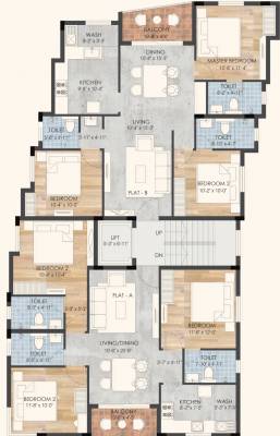  dwaraka Dwaraka Cluster Plan For Typical Floor Plan