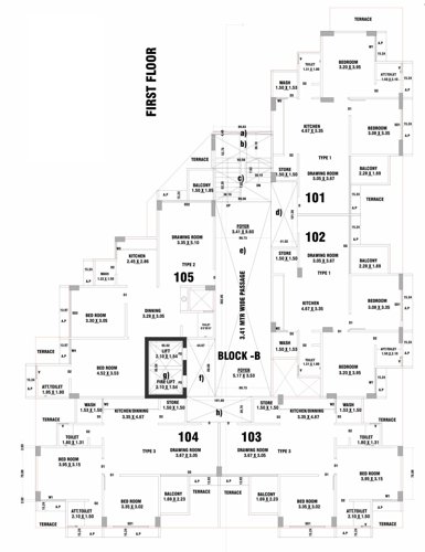 Vraj 15 Cluster Plan for 1st Floor vraj-15 Vraj 15 Cluster Plan for 1st Floor