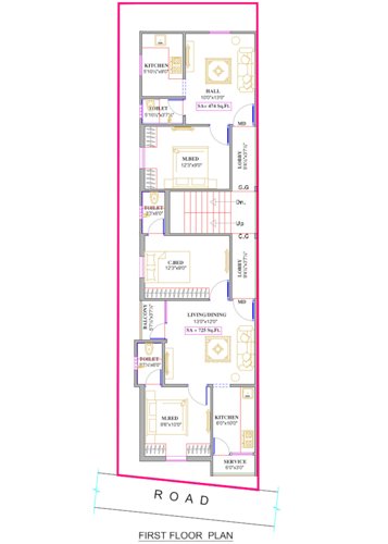  win-star-flats Win Star Flats Cluster Plan from 1st to 2nd Floor