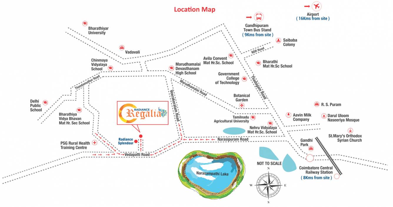 regalia Location Plan