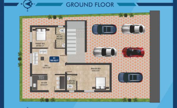  devi-square Devi Square Ground Floor Cluster Plan