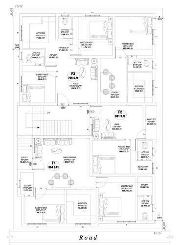  mystic-enclave Mystic Enclave Cluster Plan for 1st Floor