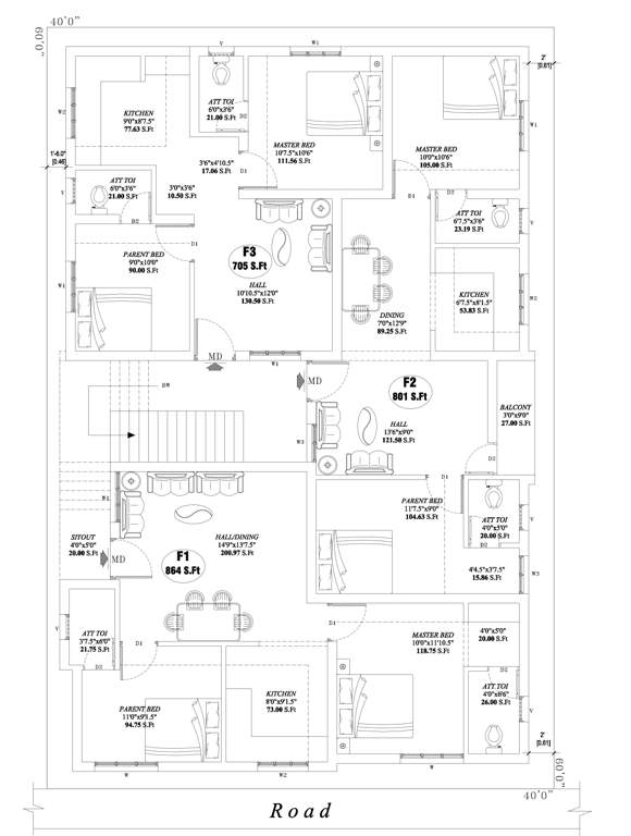  mystic enclave Mystic Enclave Cluster Plan for 1st Floor