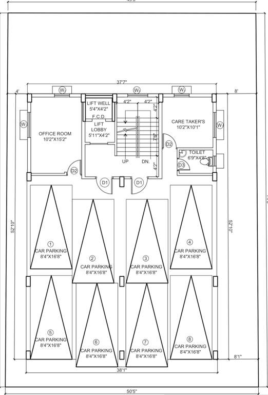  nav ratan co operative mig Nav Ratan Co Operative MIG Cluster Plan For Ground Floor