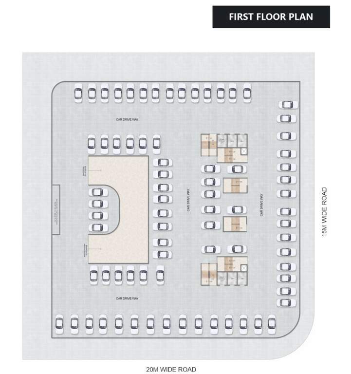  the domus 26 west The Domus 26 West Cluster Plan for 1st Floor