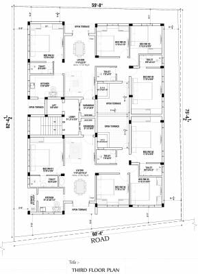  pragathi Pragathi Cluster Plan For 3rd Floor