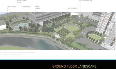  orbit-urban-park West Wing And East Wing Cluster Plan for ground Floor