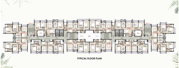  pinnacle Wing A Cluster Plan for Typical Floor