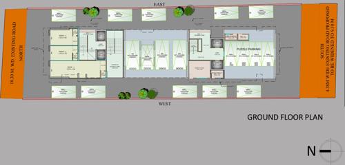  neelkanth-apartment Vaishno Neelkanth Apartment Cluster Plan for ground Floor