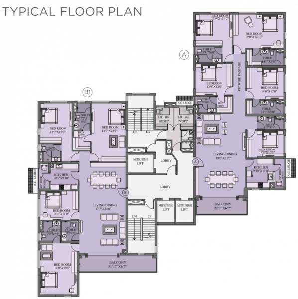  altitude-16 Altitude 16 Typical Cluster Plan