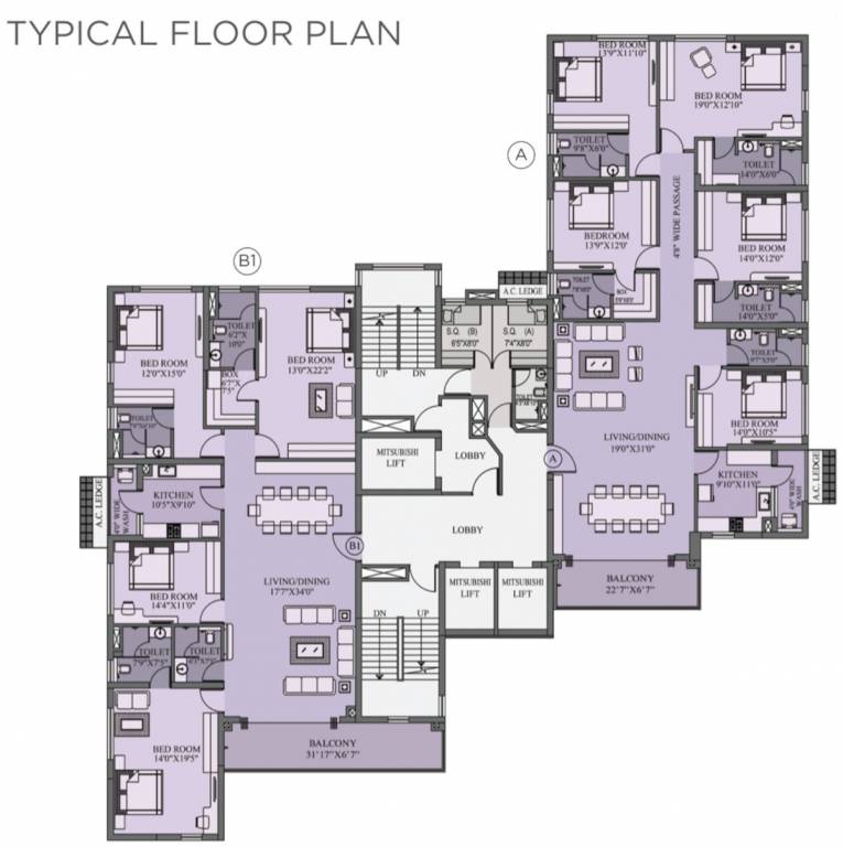  altitude 16 Altitude 16 Typical Cluster Plan