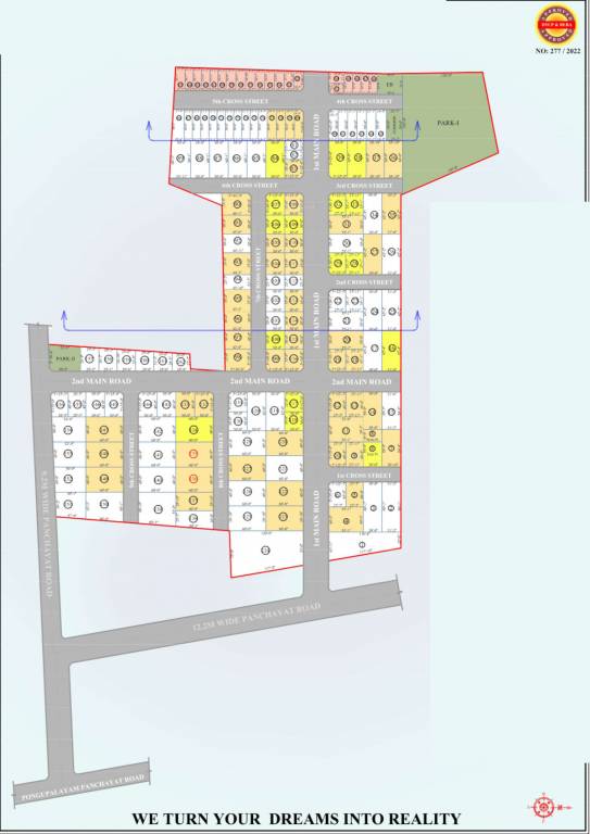 lands lakshmi nagar Layout Plan