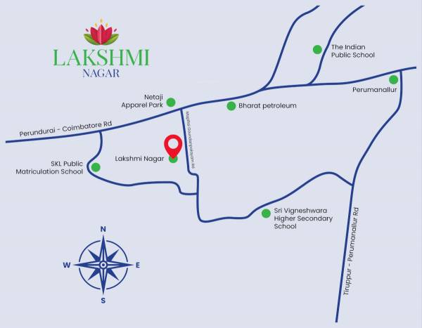 Location Plan lands-lakshmi-nagar Location Plan