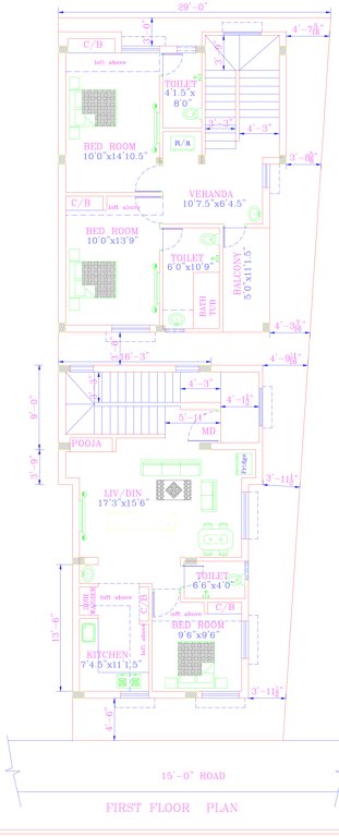  vasundhara illam Vasundhara Illam Cluster Plan For 1st Floor