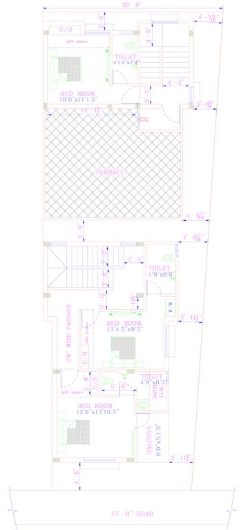  vasundhara illam Vasundhara Illam Cluster Plan For 2nd Floor