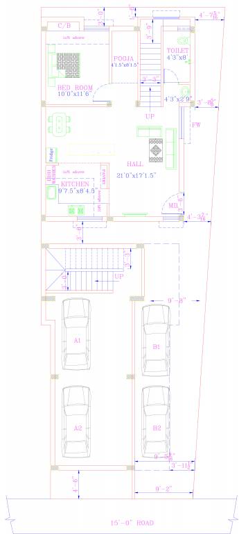  vasundhara illam Vasundhara Illam Cluster Plan For Ground Floor