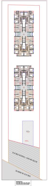  anandvan Revati Anandvan Wing  B And Wing D  Cluster Plan from 1st to 10th Floor