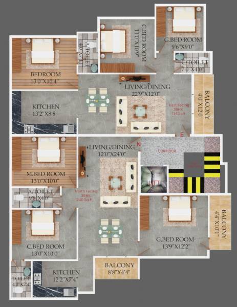  luxuria Cluster Plan