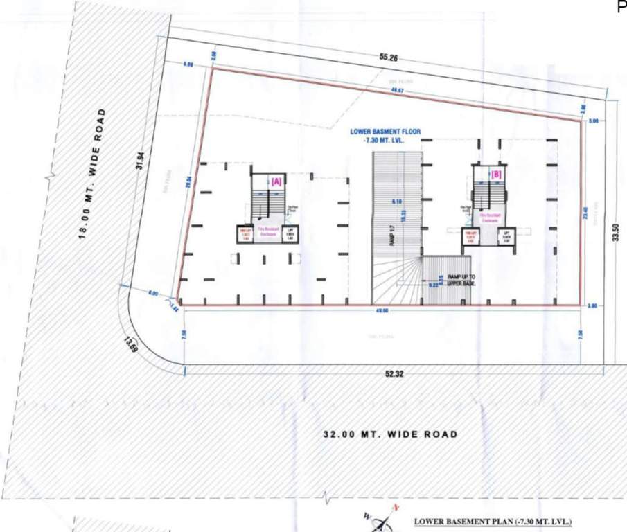  residency A Lower Basement Cluster Plan