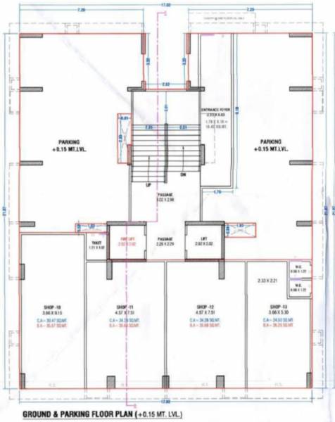 B Cluster Plan For Ground Floor residency B Cluster Plan For Ground Floor