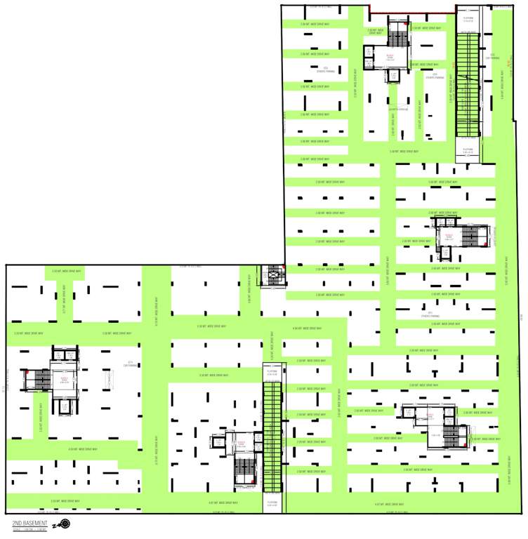  shaligram Block A Cluster Plan for Basement  2nd Floor