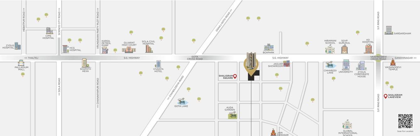  super shaligram Location Plan