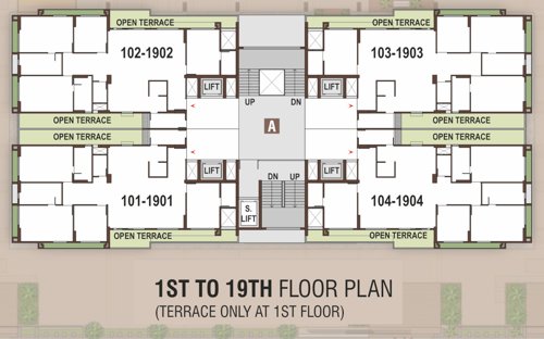  the-empiirean A Cluster Plan From 1st To 19th Floor