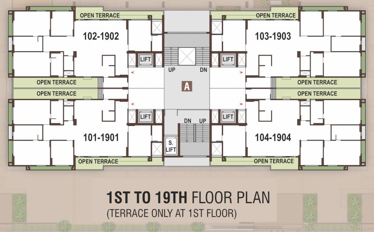  the empiirean A Cluster Plan From 1st To 19th Floor