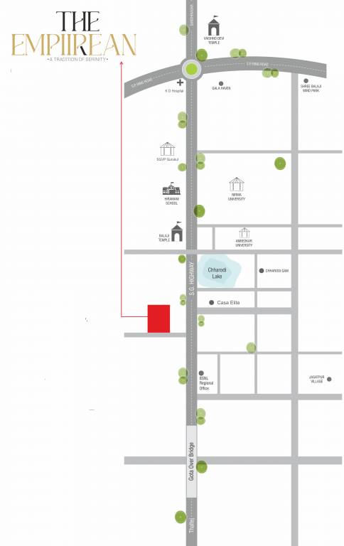  the empiirean Location Plan