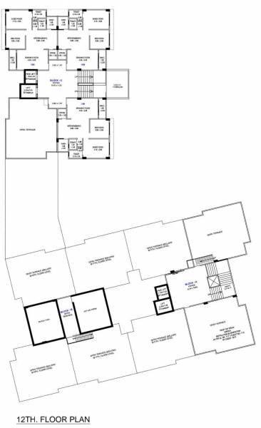  amarnath-homes Amarnath Homes Cluster Plan For 12th Floor