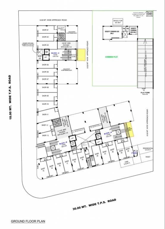  amarnath homes Amarnath Homes Ground Cluster Plan