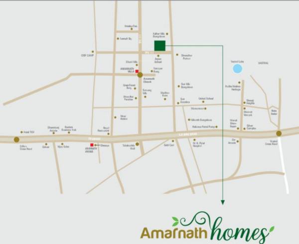  amarnath-homes Location Plan