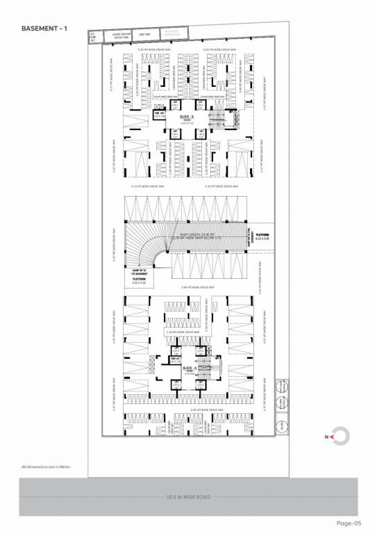  satatya syril ii Block A & B BAsement 1 Cluster Plan