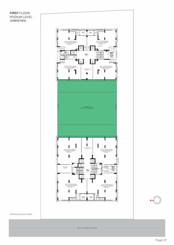  satatya-syril-ii Block A & B Cluster Plan for 1st Floor