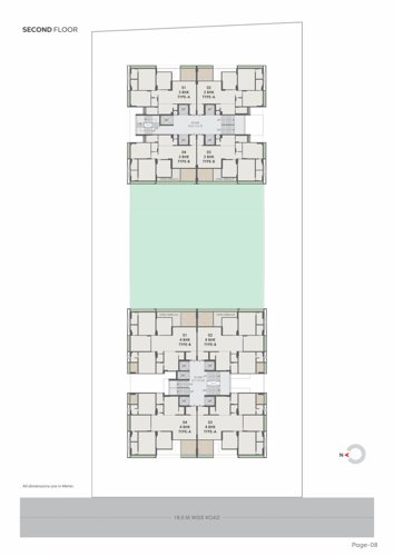  satatya-syril-ii Block A & B Cluster Plan for 2nd Floor