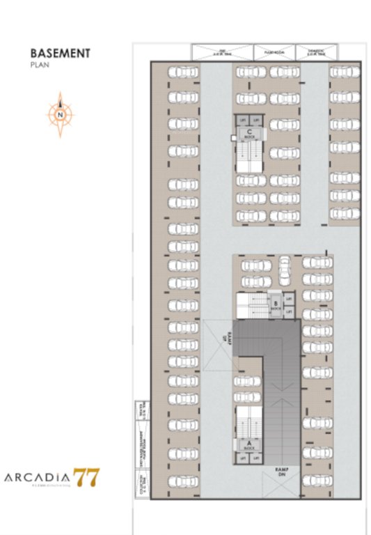  arcadia 77 Block A,B & C Cluster Plan