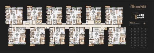  homes-rise Block D Cluster Plan