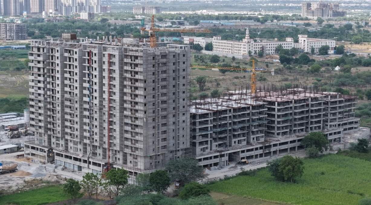  homes rise Block A Construction Status June 25