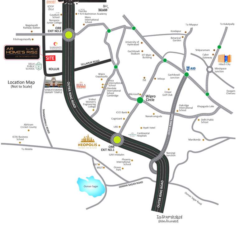  homes rise Location Plan