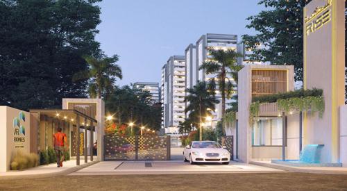  homes-rise Gated Community
