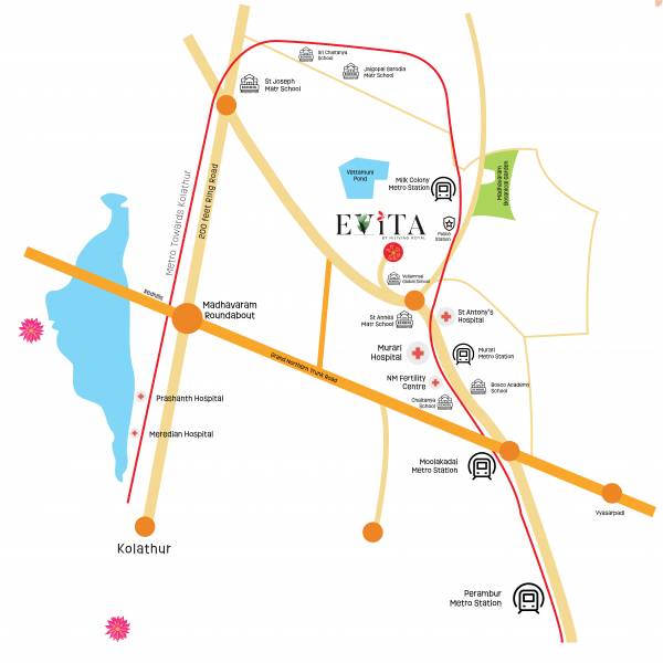 Location Plan evita Location Plan