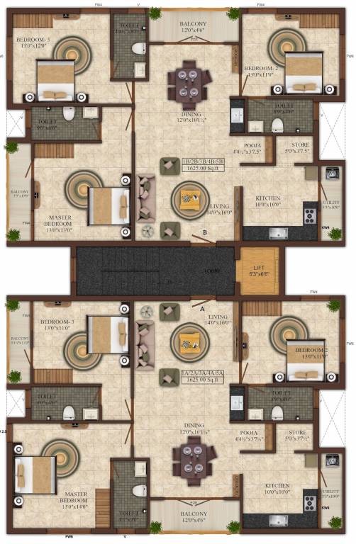  mayuri marvel Mayuri Marvel Cluster Plan From 1st To 5th Floor