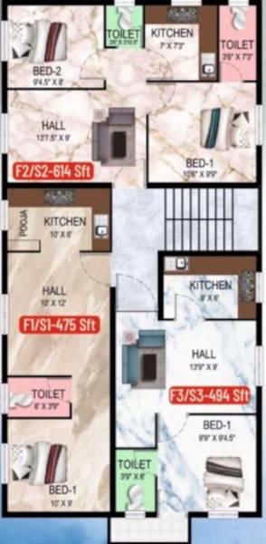  zara Zara Cluster Plan From 2nd To 3rd Floor