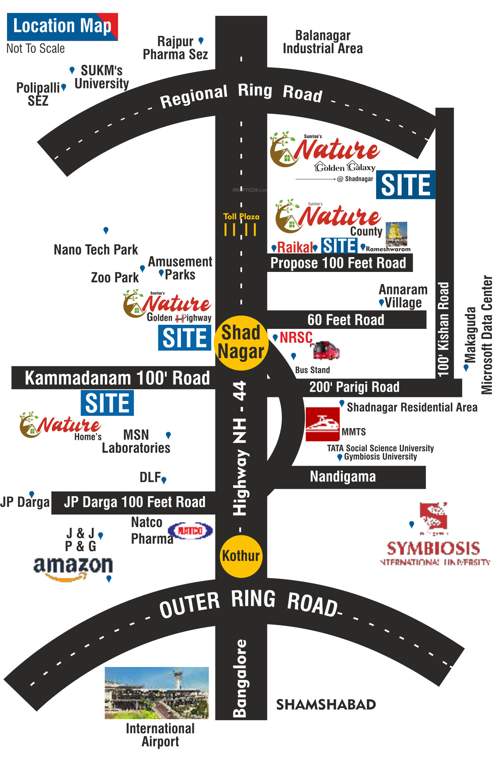  nature golden galaxy Location Plan