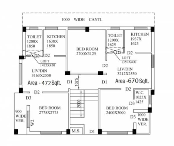  twins Twins Cluster Plan for Ground Floor