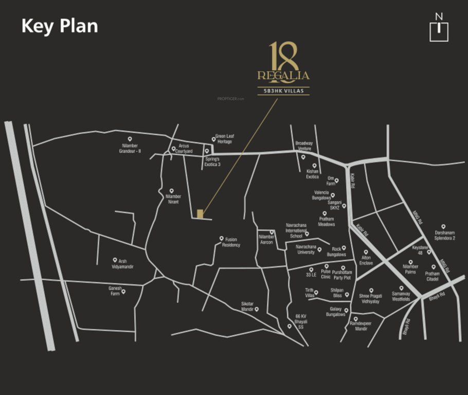 regalia 18 Location Plan