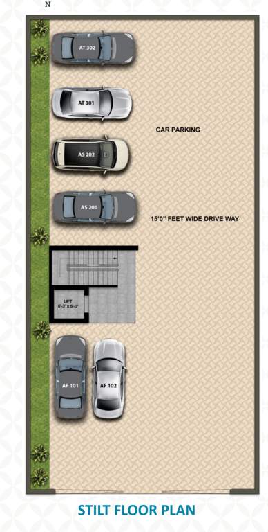  sakthi and sivam Sakthi Ground Floor Cluster Plan