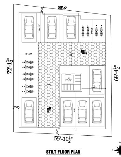  lakshmi-kubera-flats Vishnu Lakshmi Kubera Flats Cluster Plan for ground Floor